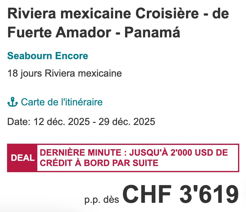 Preuve du coupon - ehoi - Ehoi croisière dernière minute avec jusqu'à 2'000 USD de crédit [[jusqu'à 2'000 USD]]